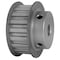 B&B Manufacturing 19L075-6FA6, Timing Pulley, Aluminum, Clear Anodized 19L075-6FA6 - alternate 2
